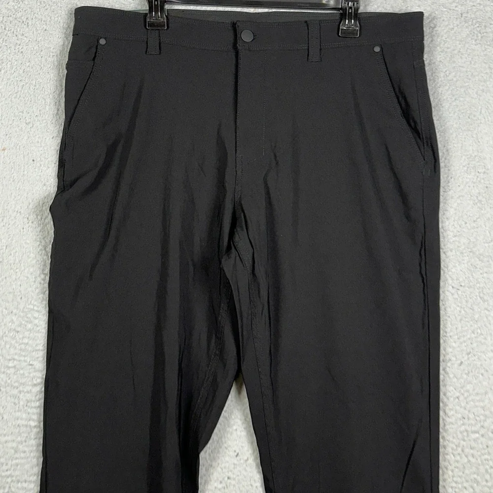 NEW Weatherproof Pants Mens 38X30 Black Tech Utility Cargo Slim Straight Stretch
